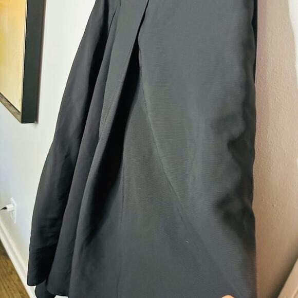 C/MEO COLLECTIVE Black Strapless Ribbed Side Slit Midi Dress Size Large - Picture 5 of 11